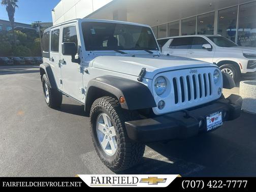 Bright White Clearcoat 2018 Jeep Wrangler JK Unlimited Sport