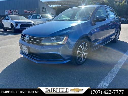 Silk Blue Metallic 2017 Volkswagen Jetta 1.4T SE