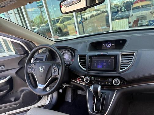 White 2015 Honda CR-V EX-L