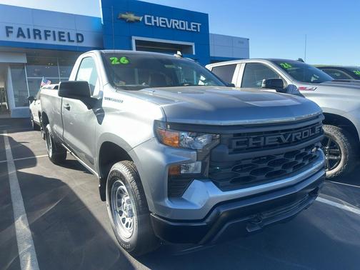 Sterling Gray Metallic 2026 Chevrolet Silverado 1500 WT