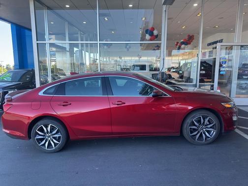 Radiant Red Tintcoat 2024 Chevrolet Malibu FWD RS