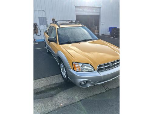 Yellow 2003 Subaru Baja Sport