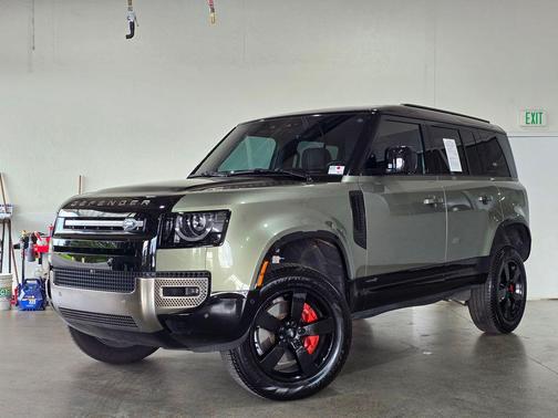 Pangea Green Metallic 2023 Land Rover Defender 110 X