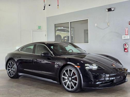 Black 2021 Porsche Taycan 4S
