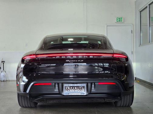 Black 2021 Porsche Taycan 4S