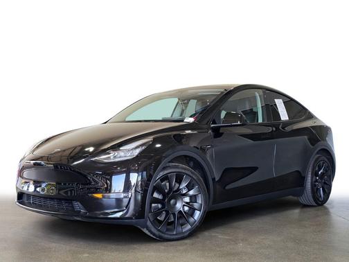 Solid Black 2023 Tesla Model Y Long Range Dual Motor All-Wheel Drive