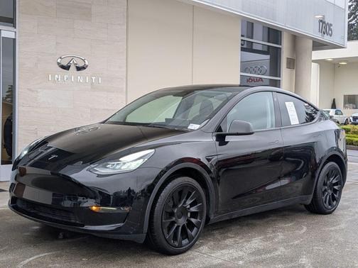 Solid Black 2023 Tesla Model Y Long Range Dual Motor All-Wheel Drive