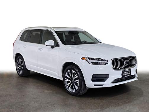 Ice White 2020 Volvo XC90 Hybrid T8 Momentum 7 Passenger