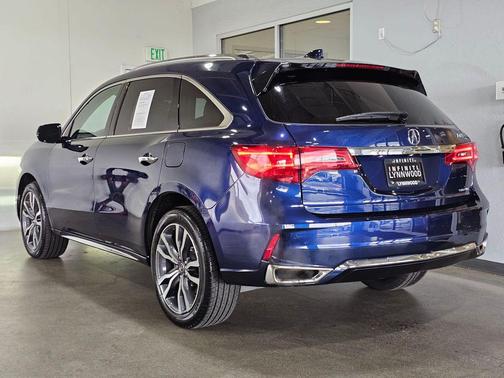 Fathom Blue Pearl 2019 Acura MDX 3.5L w/Advance Package
