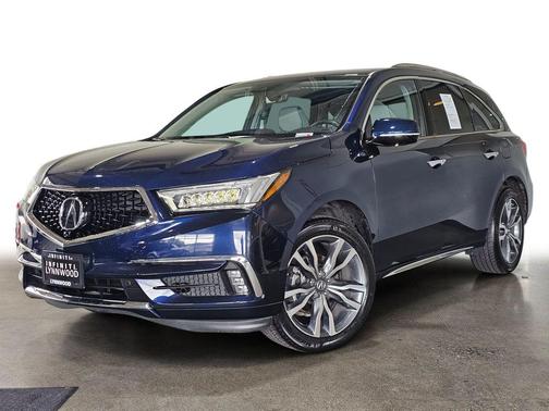 Fathom Blue Pearl 2019 Acura MDX 3.5L w/Advance Package