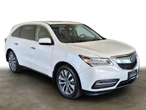 White Diamond Pearl 2016 Acura MDX 3.5L w/Technology Package