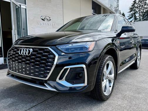 Black Metallic 2021 Audi Q5 45 Prestige