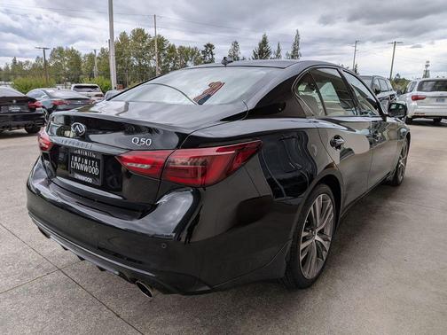 Midnight Black 2023 INFINITI Q50 3.0t SENSORY