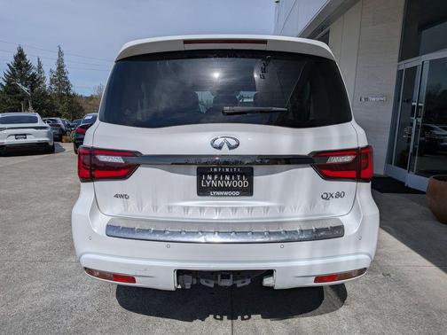 Moonstone White 2023 INFINITI QX80 PREMIUM SELECT AWD