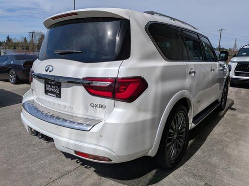 Moonstone White 2023 INFINITI QX80 PREMIUM SELECT AWD