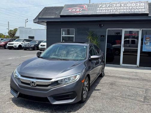 Modern Steel Metallic 2018 Honda Civic EX