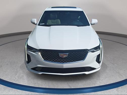 Summit White 2024 Cadillac CT4 Luxury