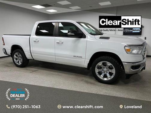Bright White Clearcoat 2021 RAM 1500 Big Horn/Lone Star