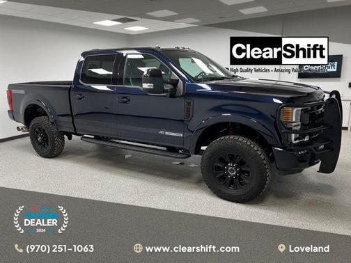 Antimatter Blue Metallic 2022 Ford F-350 Lariat