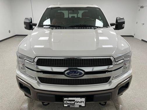 White Platinum Metallic Tri-Coat 2019 Ford F-150 King Ranch