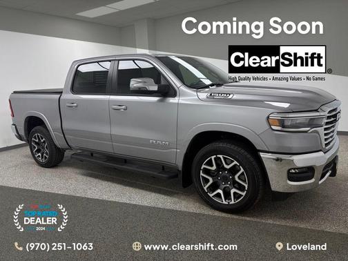 Billet Silver Metallic Clearcoat 2025 RAM 1500 Laramie