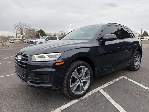 Moonlight Blue 2020 Audi Q5 45 Premium Plus