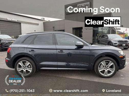 Moonlight Blue 2020 Audi Q5 45 Premium Plus