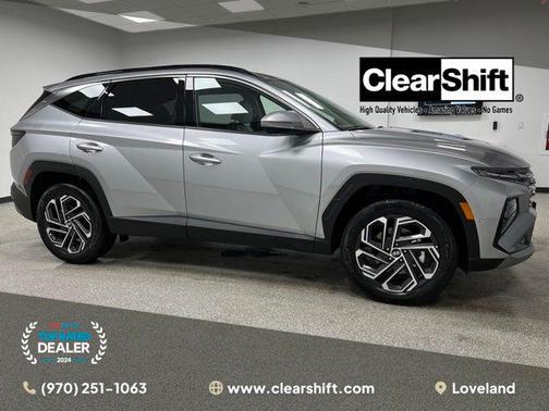 Shimmering Silver 2025 Hyundai TUCSON Hybrid Limited