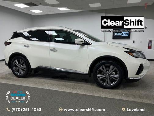 Pearl White Tricoat 2021 Nissan Murano Platinum Intelligent AWD
