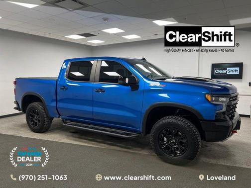 Glacier Blue Metallic 2022 Chevrolet Silverado 1500 ZR2
