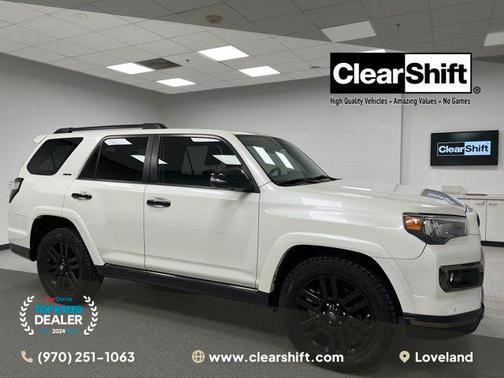 Blizzard Pearl 2020 Toyota 4Runner Nightshade Special Edition