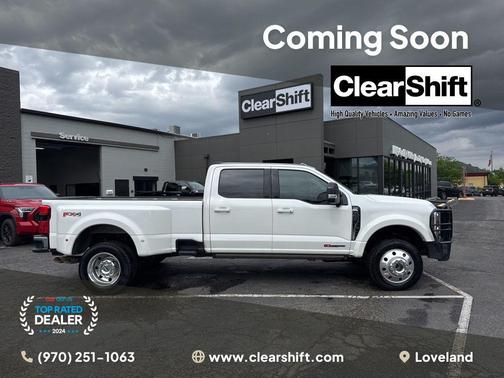 Star White Metallic Tri-Coat 2024 Ford F-450 Lariat