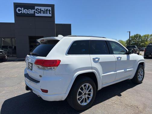 Bright White Clearcoat 2014 Jeep Grand Cherokee Overland