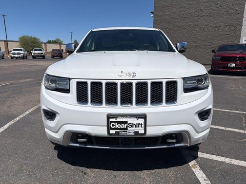 Bright White Clearcoat 2014 Jeep Grand Cherokee Overland