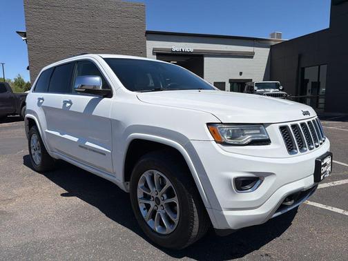 Bright White Clearcoat 2014 Jeep Grand Cherokee Overland