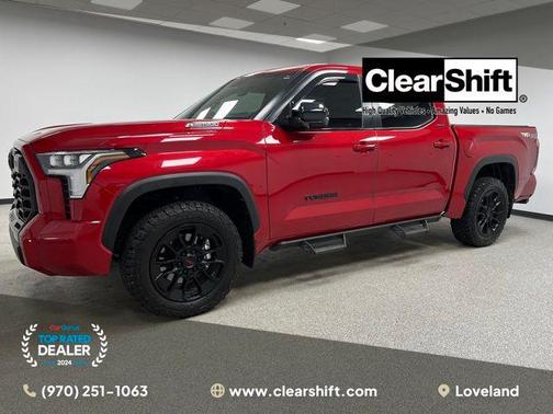 Supersonic Red 2025 Toyota Tundra Hybrid Limited