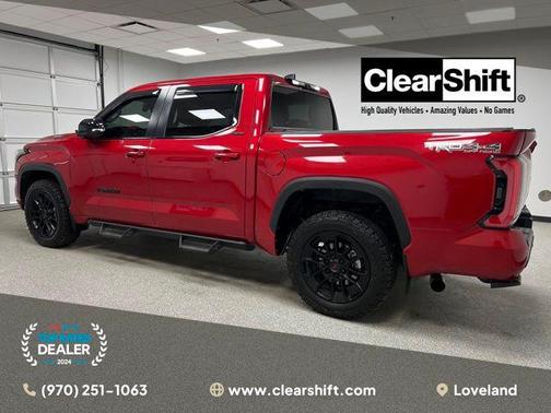 Supersonic Red 2025 Toyota Tundra Hybrid Limited