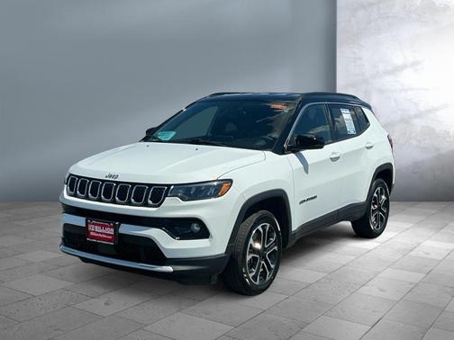 Bright White Clearcoat 2023 Jeep Compass Limited