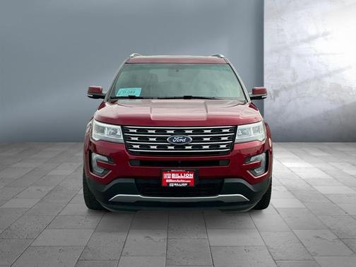 Red 2017 Ford Explorer Limited