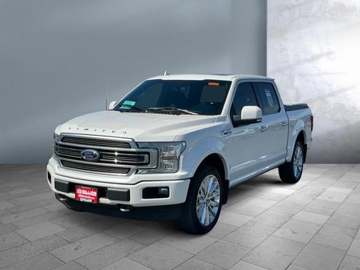 White Platinum Metallic Tri-Coat 2018 Ford F-150 Limited
