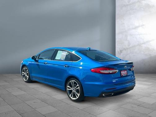 Blue 2020 Ford Fusion Titanium