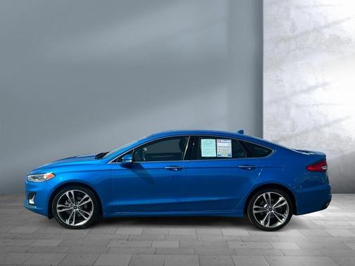 Blue 2020 Ford Fusion Titanium