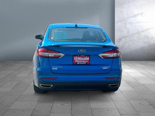 Blue 2020 Ford Fusion Titanium