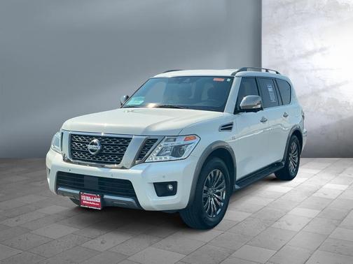 Pearl White 2018 Nissan Armada Platinum