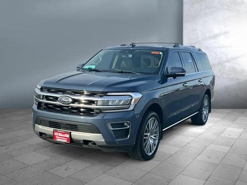 Blue 2022 Ford Expedition Max Limited