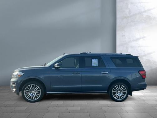 Blue 2022 Ford Expedition Max Limited