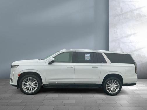 Crystal White Tricoat 2022 Cadillac Escalade ESV Premium Luxury
