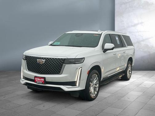 Crystal White Tricoat 2022 Cadillac Escalade ESV Premium Luxury