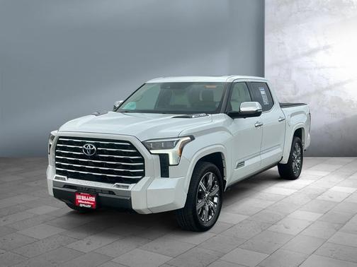 White 2022 Toyota Tundra Hybrid Capstone