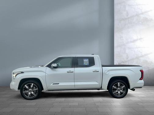 White 2022 Toyota Tundra Hybrid Capstone